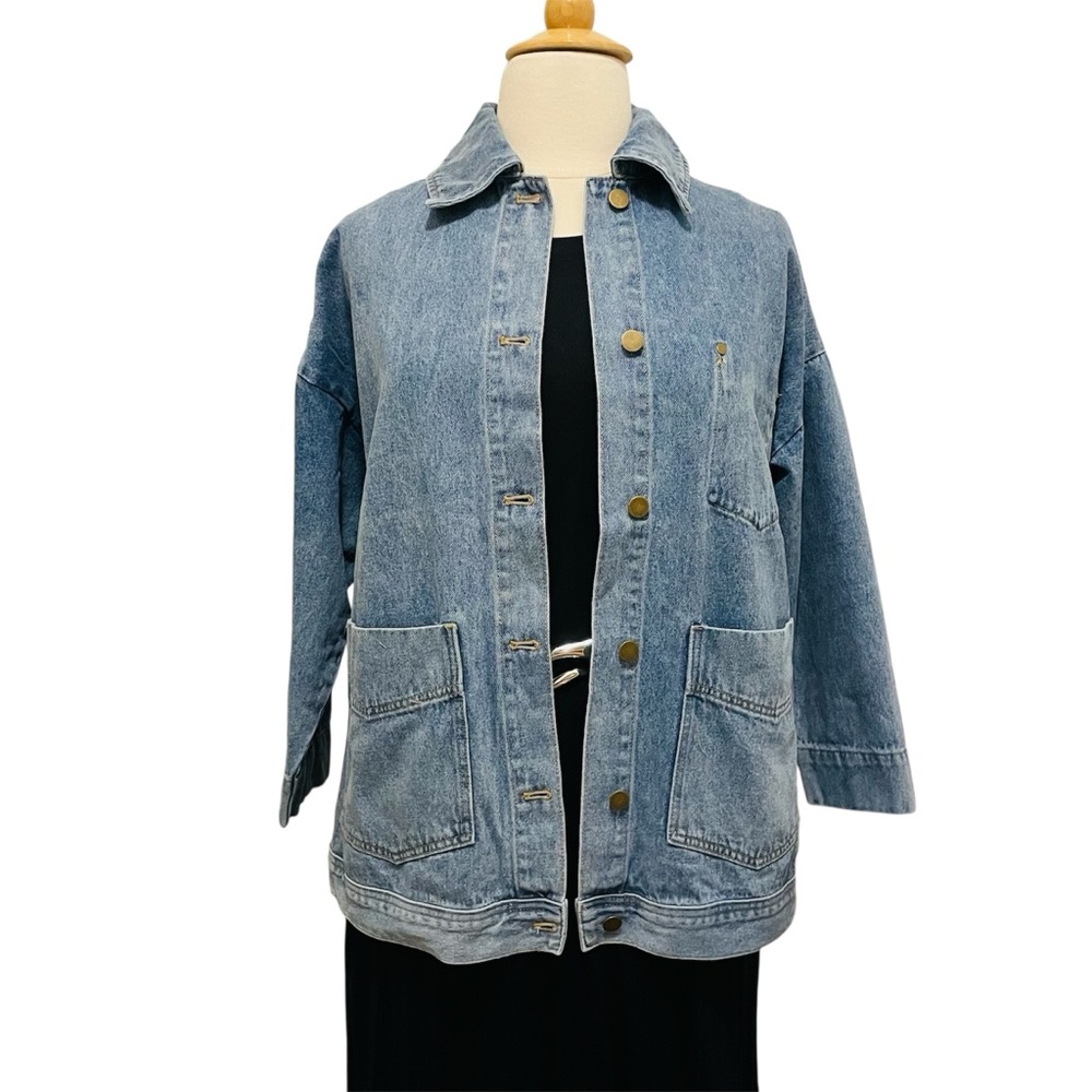 mono b Denim Jacket sz S/M- XL